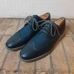 Cole Haan Zero Grand Blue Wingtips 10.5 M